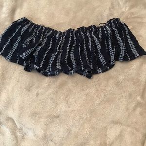 Bandeau Flowy Print Top